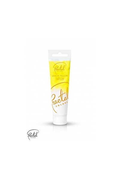 Fractal Оцветяващ гел Алиментар - Лимонено жълто - 30 г -
