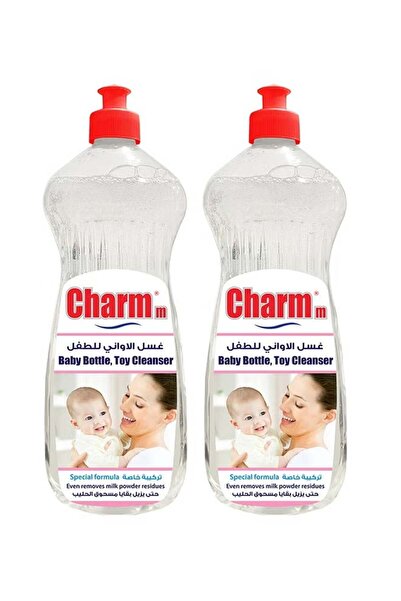 charmm منظف زجاجات الأطفال مثالي لتنظيف زجاجات الأطفال 2 × 1 لتر
