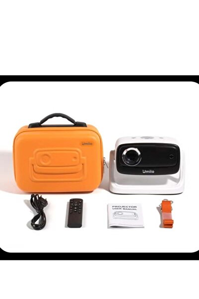 UMİİO U10 Portable Multimedia Projector 135° Adjustable, Full HD 1080P 4K Supported