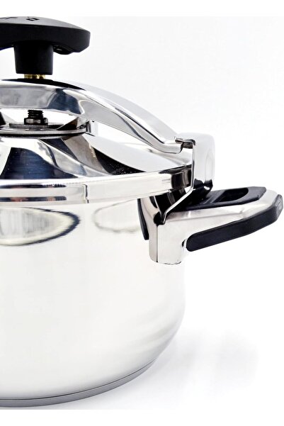 KORKMAZ Pressa Stainless Steel Pressure Cooker 9L | Aluminium Capsule Base Turkish Pressure Cooker w