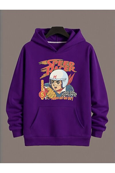 ArtYus Φούτερ Unisex Speed ​​Racer Colorful Special με τύπωμα Cotton oversize...