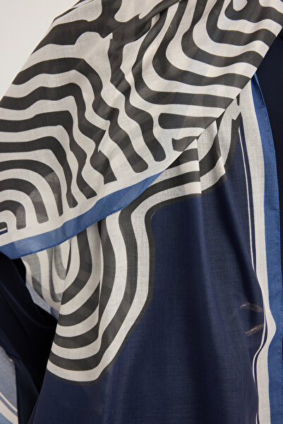 Schaless Yaşam İzi - Cherry - Efilia Patterned Shawl - 70X190 cm