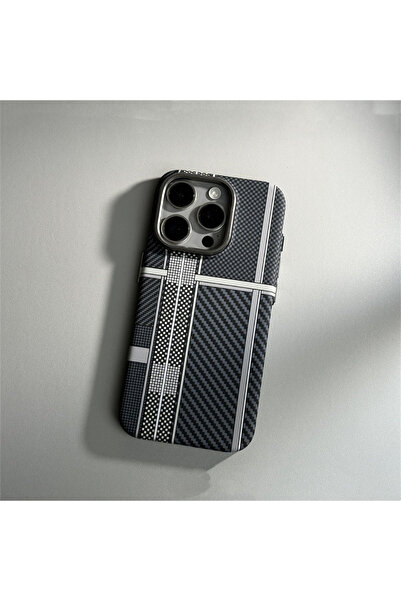 OSG iPhone 16 Pro Max Compatible Magsafe Supported Premium Fiber Carbon Impact Protective Phone Case