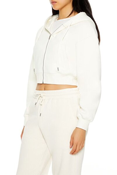 Forever 21 Crop Polar Sweatshirt