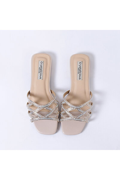 crystalicious Fiona Luxurious Rhinestones Sandals Handcrafted by Artisans Effortless Glamour for Every Occasion