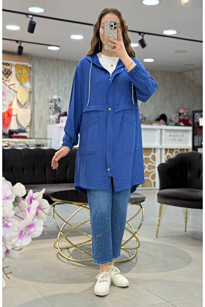 TRİPEN Çilek Kumaş Kapüşonlu Kap