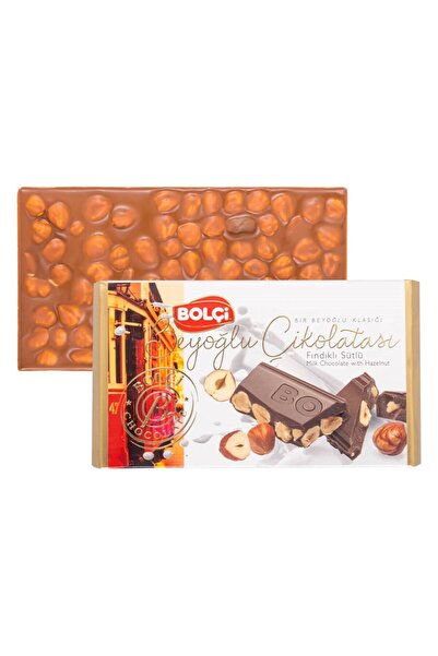 Bolçi Sütlü Fındıklı Beyoğlu Çikolatası 150g