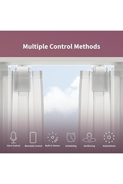 Aqara [Upgraded Version] Smart Curtain Motor E1 (Rod Version, 1 Pack)