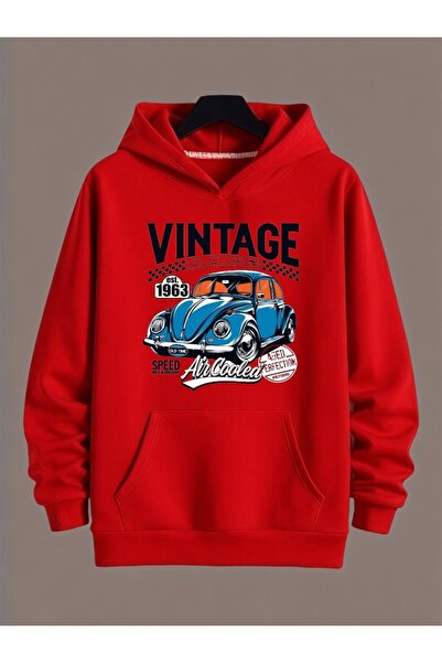 ArtYus Unisex Vintage Vosvos Colorat Special cu imprimeu Bumbac supradimensio...