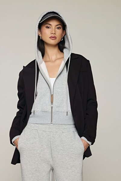 Forever 21 Crop Polar Sweatshirt