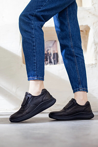 Adım Adım Mammamia Women's Genuine Leather Extra Comfortable Casual Shoes