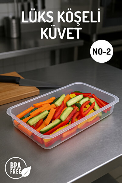 Nandy Home Şeffaf Lüks Köşeli Küvet No:3 – Kafe & Restoran Tipi Gıda Saklama ...