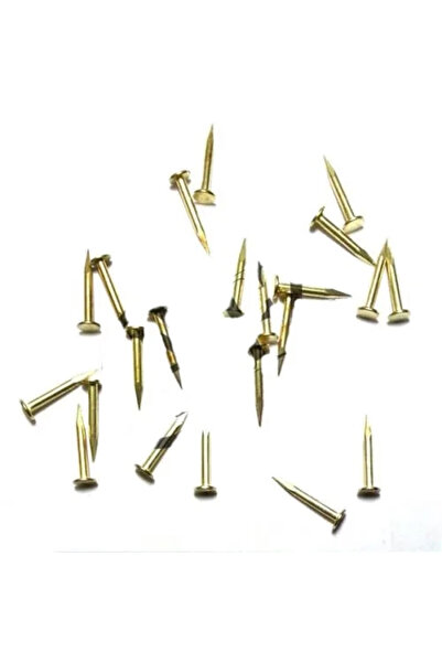 Epilons Clip, Hinge, Foot Nail 9mm Steel - Yellow 10gr