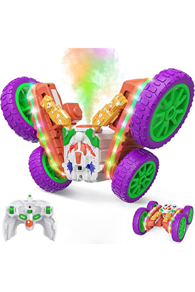 Nilly Toys Uzaktan Kumandalı Şarjlı 2.4GHz Işıklı LEdli Buhar Atabilen 360° D...