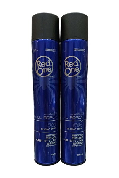 Red One بخاخ مثبت الشعر ريدون سبايدر شديد الثبات يمنح الشعر حيوية ولمعان 400*2