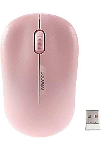 MeeTion portable wireless R545 mouse pink color