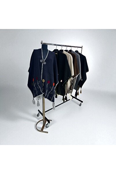 mim eşarp Akmoda Thick Winter Knitwear Long Poncho