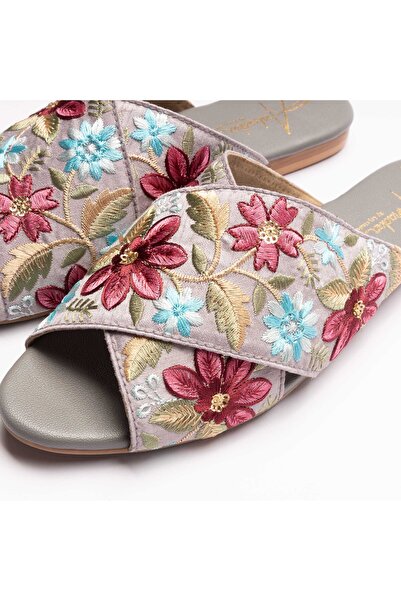 crystalicious Rose Lace Women Flat Handcrafted by Artisticas Eco-Friendly Elegance with Embroidery All-Day Comfort
