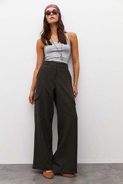 urban focus Palazzo Trousers with Cargo Pockets