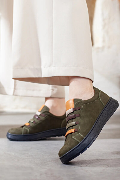 Adım Adım Mammamia Women's Genuine Leather Extra Comfortable Casual Shoes