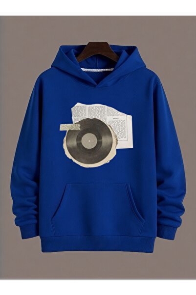 ArtYus سويت شيرت بقلنسوة كبير الحجم من القطن المطبوع حسب الطلب للجنسين