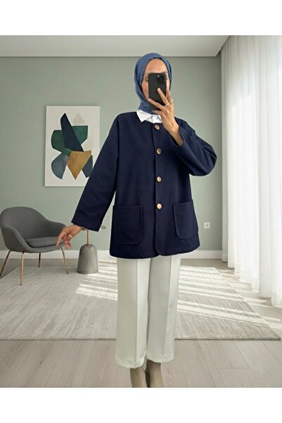 Modamorfo Μπουφάν με διπλή τσέπη με κουμπιά μπροστά -K.Laci