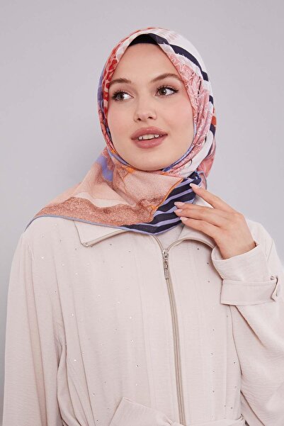 Levidor Блакитна стрічка з візерунком Бавовняний шарф