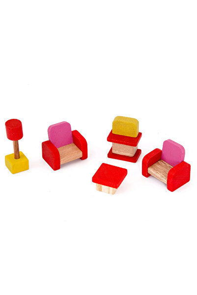 BALATOYZ Wood - Mini Miniature Living Room Set