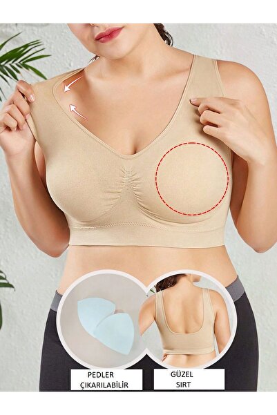 SAUNA SUIT Comfortlift ™   Thick Strap Padded Bra – Gathering, Supportive, and Everyday Bustier Corset