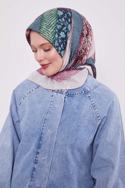 Levidor Powder Geometric Cotton Scarf