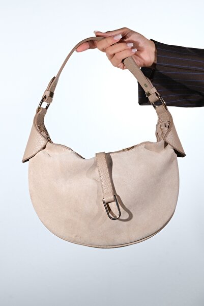 LuviShoes Bexley Mink Suede Genuine Leather Women's Shoulder Bag