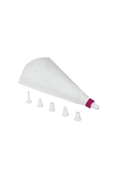 Metaltex Metaltex 6-nozzle decorating bag, White