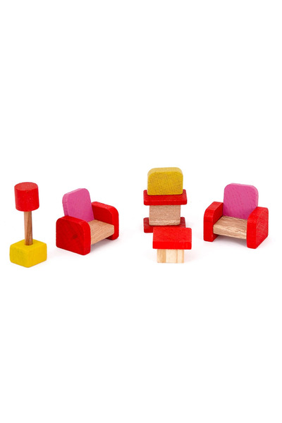 BALATOYZ Wood - Mini Miniature Living Room Set