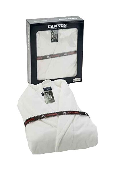 Canon Cotton Bathrobe for Men - White