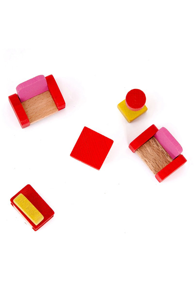 BALATOYZ Wood - Mini Miniature Living Room Set