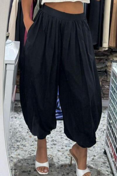 NO NAME بنطلون هيفشالوار أسود