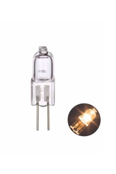 Genel Markalar 12v 20w Sarı ışık G4 Duylu Şeffaf İğne Bacak Kapsül Ampul Sarı Işık