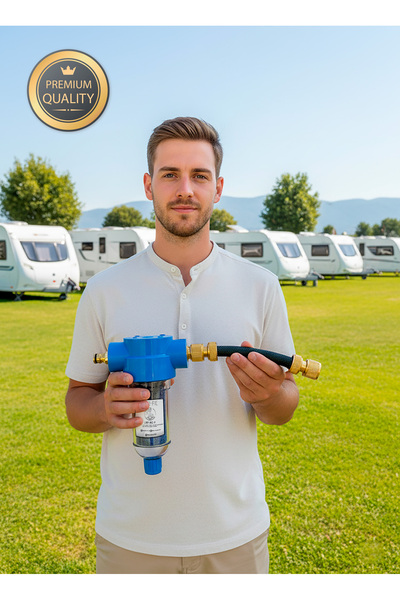 Car Fil | Karavan & Tekne Su Deposu Kaba Tortu Tutucu Premium Filtre (Çelik Y...