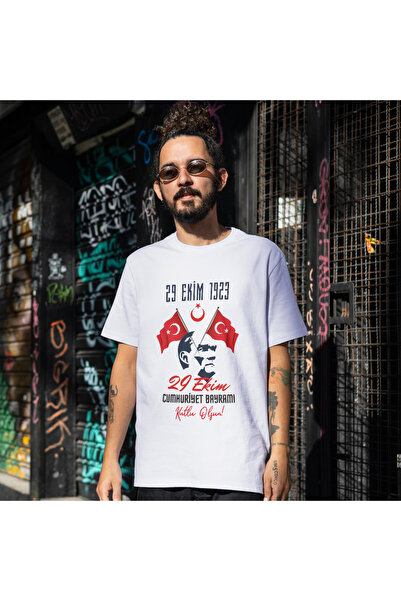 ALPŞAN TİCARET October 29 Children's T-Shirts Republic Day T-Shirts Children's / Women's / Men's Republic T-Shirt