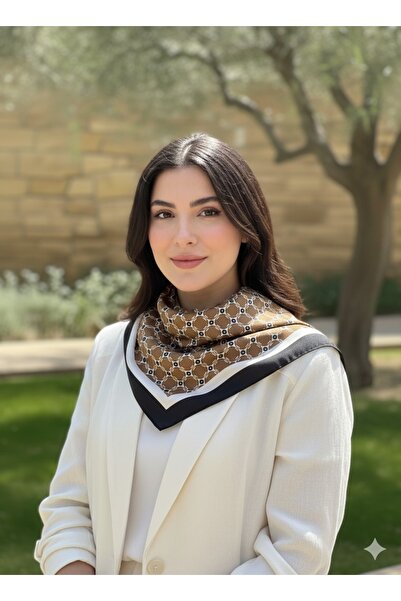 tarzınısec Desenli Fular Estacraft Şal Bandana 70x70cm