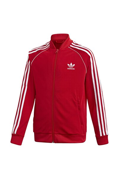 adidas Kids' Superstar Training Top GD2676, Red, Size 152 - Unisex, Lifestyle, Polyester