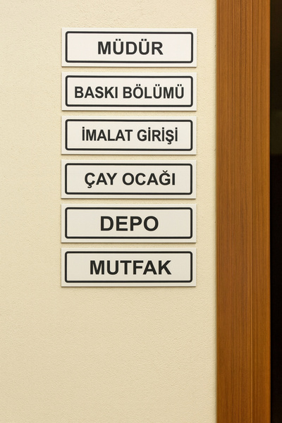 çokaş Office Firm-Specific 6-Leaf Directional Sign-1