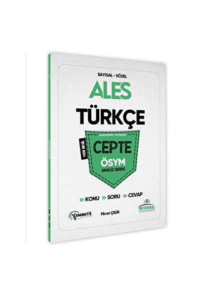İnformal Yayınları 2026 ALES Türkçe Cepte Konu-Soru-Konu-Cevap ÖSYM Analiz Se...
