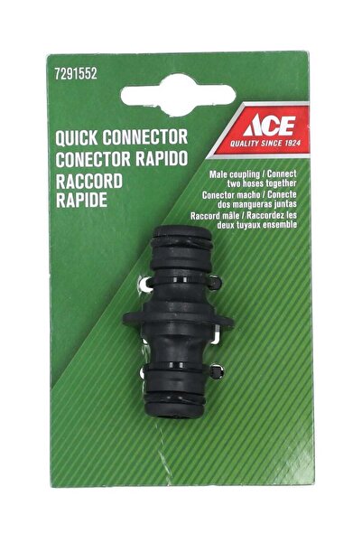 ACE Hose Connector Black 8.5 cm