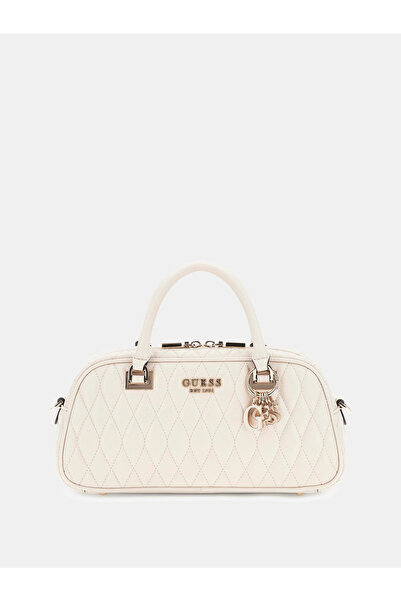 Guess Valla Women's Ecru Handbag Hwqg8122050-Bon