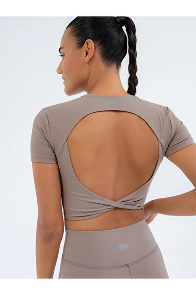 mmim my motivation is myself sırt dekolteli spor tshirt