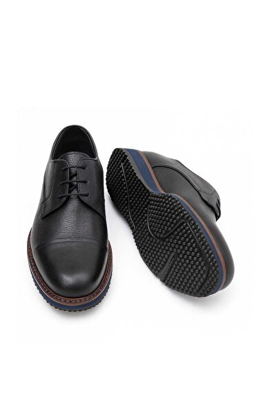 Morven Men's Navy Blue Seasonal Analine Eva Sole Shoes
