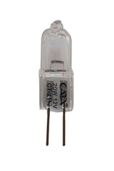 Genel Markalar 12v 20w Sarı ışık G4 Duylu Şeffaf İğne Bacak Kapsül Ampul Sarı Işık