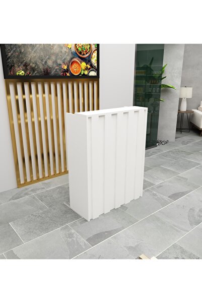 morepp Erva Karşılama Bankosu | Beyaz - Beyaz