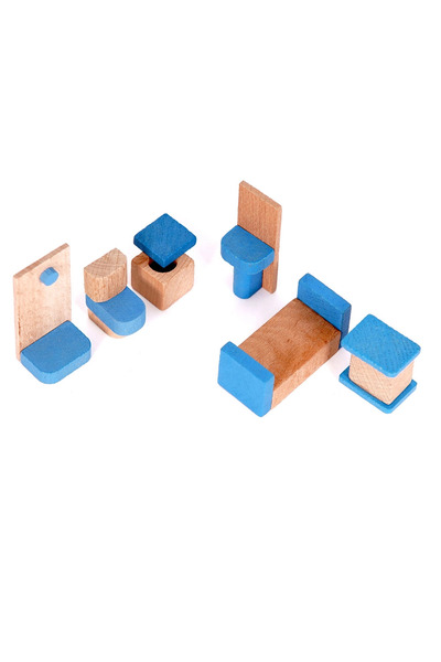 BALATOYZ Wooden - Mini Miniature Bathroom Set